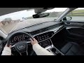 2022 Audi A6 Avant 40 TDI Quattro 204 PS TOP SPEED AUTOBAHN DRIVE POV
