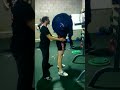 155kg 1 rep max back squat