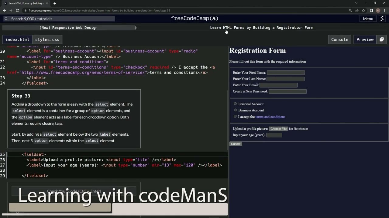 Learn2code Freecodecamp New Responsive Web Design Building A