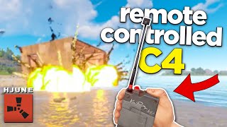 hJune tests NEW REMOTE CONTROLLED C4 \u0026 Patch Notes Review | Rust Update