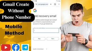 How To Create  Gmail Account Without Phone Number Verification 2025 | |Skip Gmail Account Create