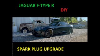 Jaguar F Type R DIY Spark Plug Upgrade