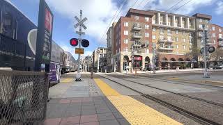 Amtrak CDTX 2117 Pacific Surfliner, W. Cedar Street Railroad Crossing San Diego CA - Bell Relocated