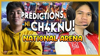 MGA PREDICTION NI CASTER CH4KNU - National Arena | Caster Ch4knu and Z4pnu