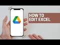 How to Edit Excel in Google Drive (full guide 2026)