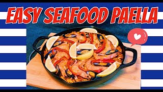 EASY SEAFOOD PAELLA (Without Saffron)