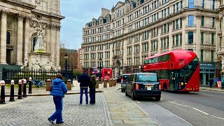 ✨☁️Morning Walk in Central London [4K] | The Queen's Walk | February 2025