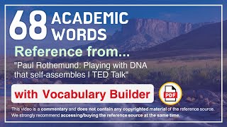 68 Academic Words Ref from \