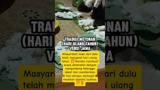 Tradisi masyarakat Jawa, selamatan ulang tahun #viral #trending #tradisi