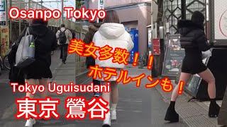 【4k】Osanpo Tokyo Uguisudani お散歩鶯谷 2025.2.24