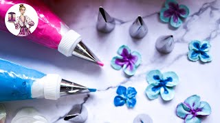 Learn How to Make Beautiful Buttercream Hydrangea Flowers for Cakes | Wilton Tip Nozzles 101 104