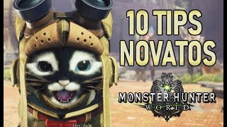 10 TIPS para NOVATOS - Monster Hunter World (Gameplay Español)