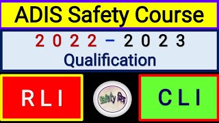 ADIS Course Admission 2022 -2023  Qualification for CLI RLI lI CLI RLI Eligibility for ADIS Course