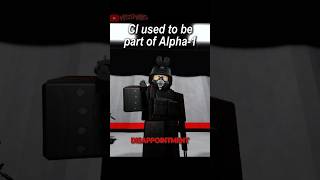 "CI was a part of the Alpha-1" #roblox #shorts #scp #scproleplay