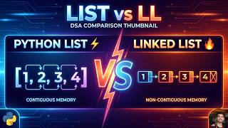 Stack Implementation in Python 🔥 | Using List & Linked List (DSA Series)