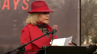 Jane Fonda protests on Capitol Hill for 'Fire Drill Friday'