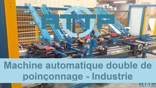 ATTP   Machine  de poinçonnage double automatique   industrie