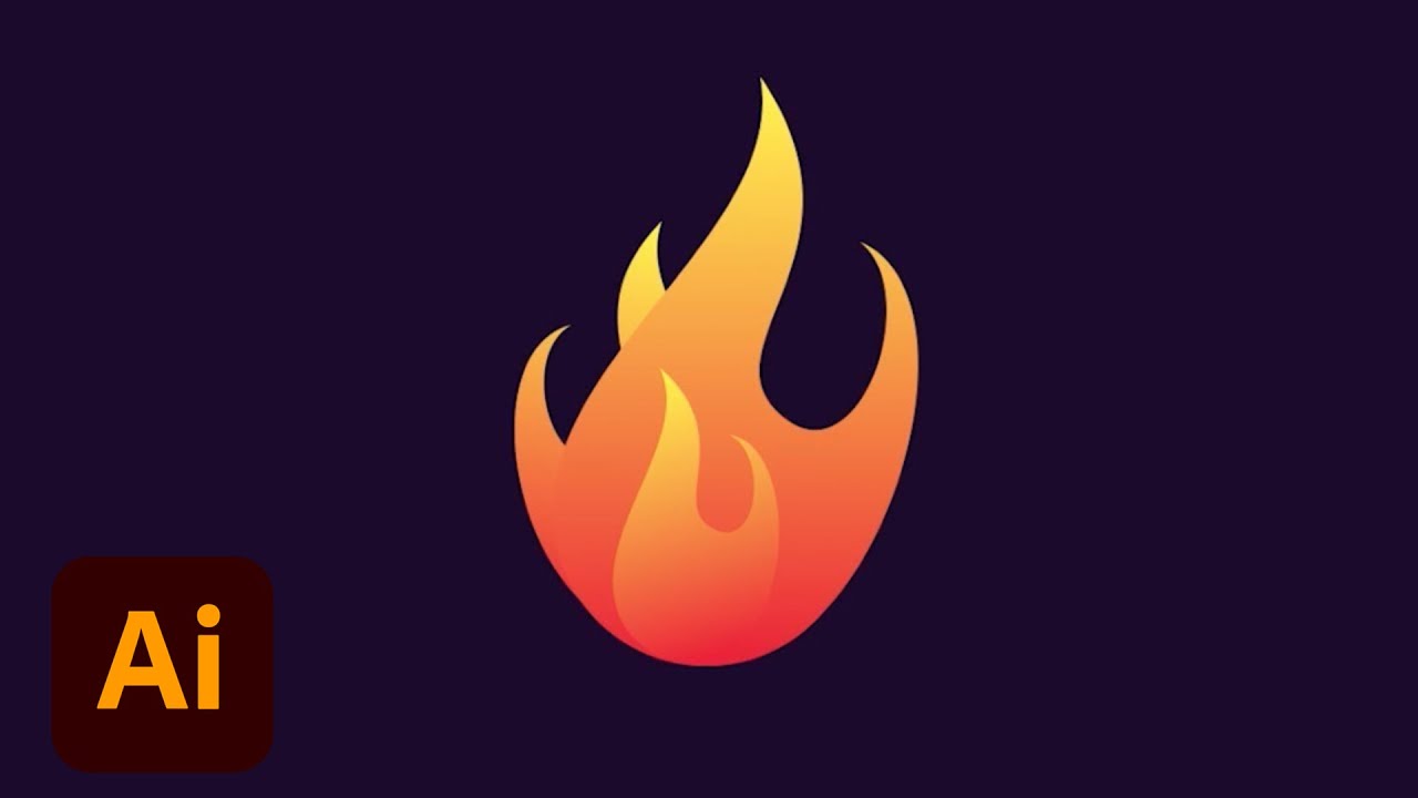 How To Draw Fire In Adobe Illustrator