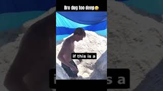 They dug too deep🤣 #funny