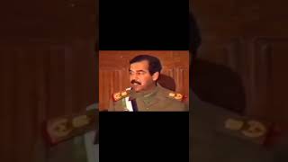 صدام حسين يتحدى حافظ الاسد