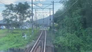 近江鉄道本線前面展望動画　愛知川→五箇荘　元西武411系赤電