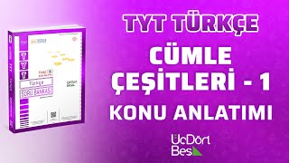 CÜMLE ÇEŞİTLERİ - 1 | 2022 TYT TÜRKÇE | 345 YAYINLARI