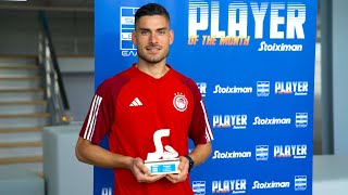 Βράβευση Γιώργου Μασούρα-Stoiximan Player of the Month Αυγούστου | Super League