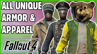 ALL Unique Apparel & Armor Guide (Vanilla) - Fallout 4