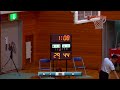 【バスケ】泉vs塩川　男子2回戦第3q（第62回福島県中学校体育大会バスケットボール競技）r1年7月