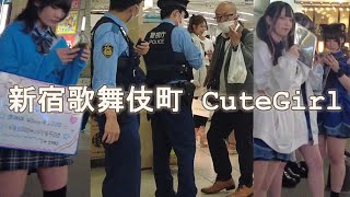 part11【東京 新宿 歌舞伎町】Tokyo Night Walk - Shinjuku Kabukicho 警察沙汰か!? police investigation#4k #大久保公園 #立ちんぼ