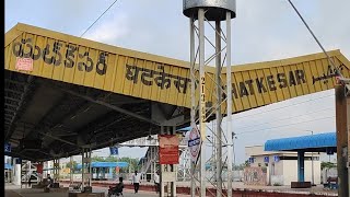 Crossing Ghatkesar Railway Station | Telangana | Indian Railways