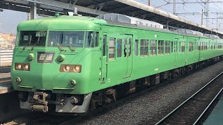 湖西線117系 普通 京都行き 近江舞子 発車