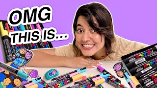 Created Artworks Using POSCA Pens  😱 | FIRST Time Pen Craft