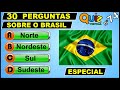 QUIZ VIRTUAL 74 - Perguntas de Conhecimentos Gerais sobre o Brasil (com respostas)