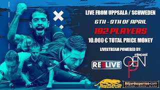 INTERPOOL OPEN 2023 9-Ball Table 4 live from Uppsala / Sweden powered by REELIVE day 3