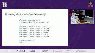 OpenTelemetry.jl: Collecting Logs, Traces, and Metrics Together | Jun Tian | JuliaCon 2023