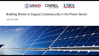 Building Blocks to Support Cybersecurity in the Power Sector