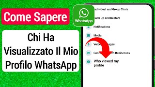 Come vedere chi ha visualizzato segretamente il tuo stato/profilo Whatsapp