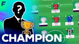 FPL WORLD CHAMPION Team Reveal 👀