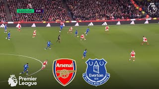 Arsenal vs Everton  (2-1) | English Premier League 2023/24 | Epl Live Stream | Efootball Pes 21 Game