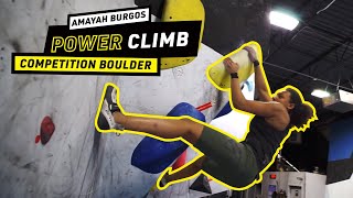 Cool Competition Power Climb #2 w/ ‪@AmayahBurgos‬ #climbing #rockclimbing #bouldering #ifsc