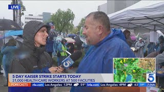 31,000 California Kaiser Permanente healthcare workers begin 5-day strike