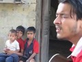 Mausam Giri singing with Machhindra Thapaliya