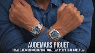 Audemars Piguet Royal Oak Chronograph and Royal Oak Perpetual Calendar ‘Ice Blue’ Limited Editions