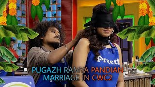 PUGAZH RAMYA PANDIAN MARRIAGE IN CWC2