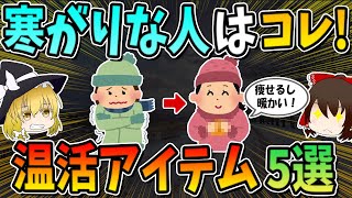 【コスパ最強】寒い冬はコレ！痩せてダイエットにもなる！温活アイテム5選