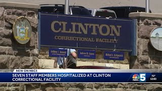 Seven people taken from Clinton Correctional Facility to hospital after feeling ill