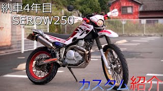 セロー250 カスタムに迷ってる方参考にどうぞ。【カスタム紹介】