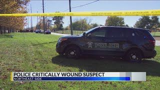 Fishers police officers shoot murder suspect while serving warrant in northeast Indy