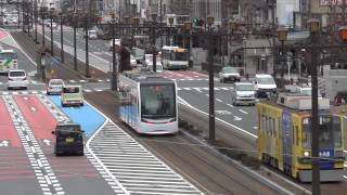 豊橋鉄道 T1000形(ほっトラム)その② 豊橋駅前